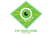 eye in a rhombus logo