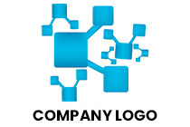 sharing icons network logo