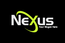 nexus green and white typographic logo