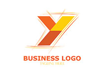 letter y direction arrows logo