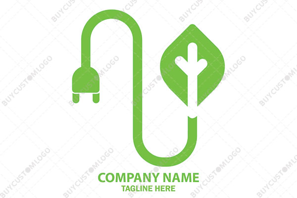 power cable leaf logo