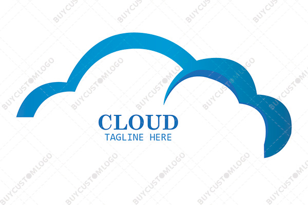 thick cloud lines logo