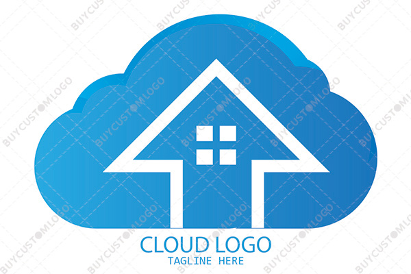 hut in a cloud logo