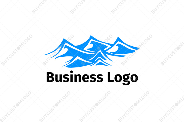 water hills waves logo