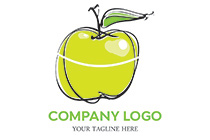 artistic apple logo