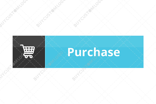 blue and black shopping cart purchase button
