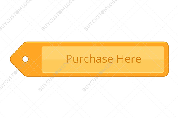 golden and yellow price tag purchase here button