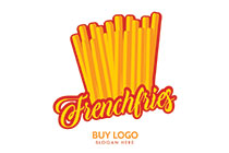 Abstract of French Fries Logo
