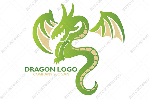 green ouroboros dragon logo