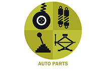 car accessories and tools logo