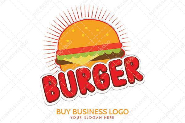 Abstract of a Burger Logo