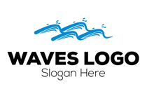 water waves bridge logo