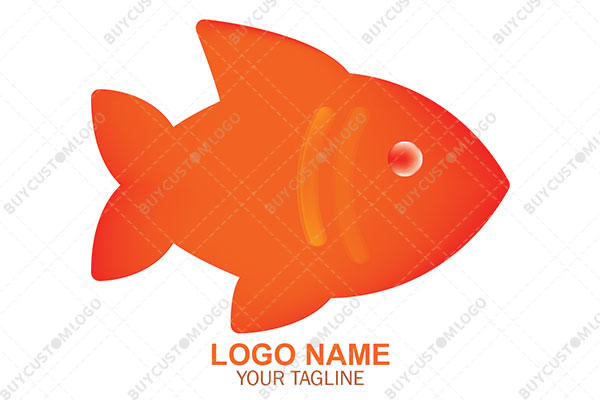 baby gold fish logo