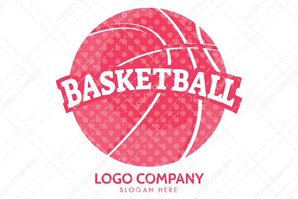 A Basket ball with a Basket ball Written Logo