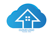 hut in a cloud logo