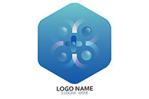 hexagon gaming controller logo