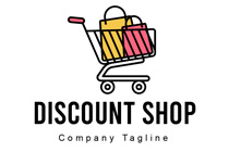 shopping bags and cart logo
