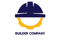 safety hat and sprocket construction logo