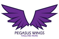 indigo pegasus wings logo