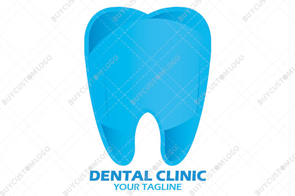 water themed tooth logo