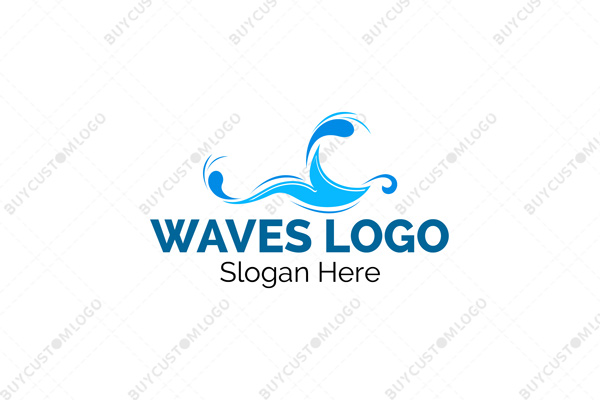 flying dragon waves logo