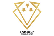 pennant flag diamond stars logo