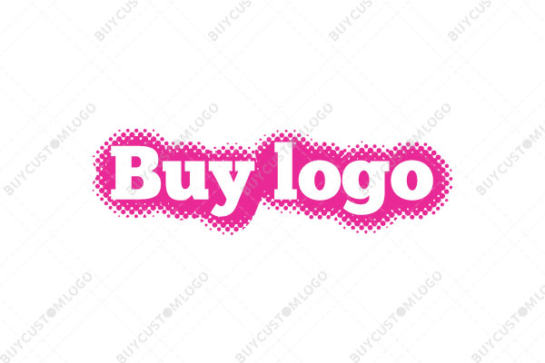 Pink negative space Buy logo
