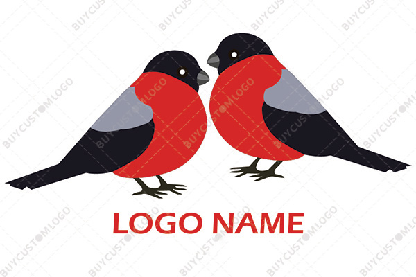 High contrast sparrow logo