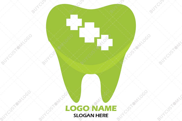 red cross tooth heart logo