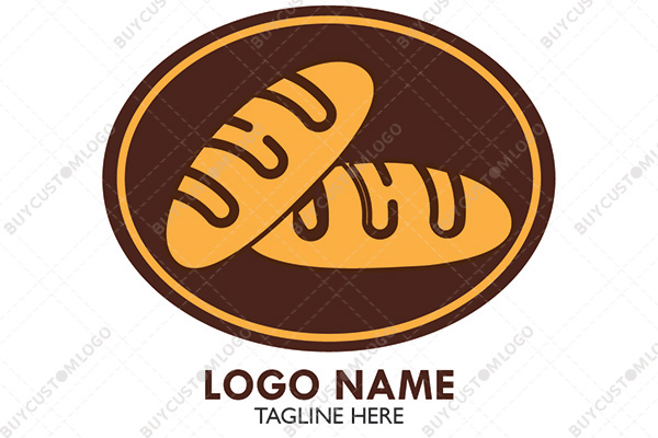 golden brads in a round logo