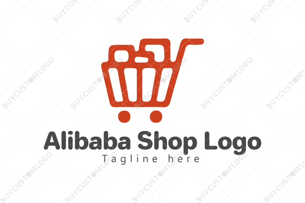 overloaded shopping cart logo