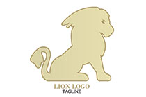 Lion Silhouette Logo  