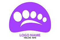 the toes minimal logo