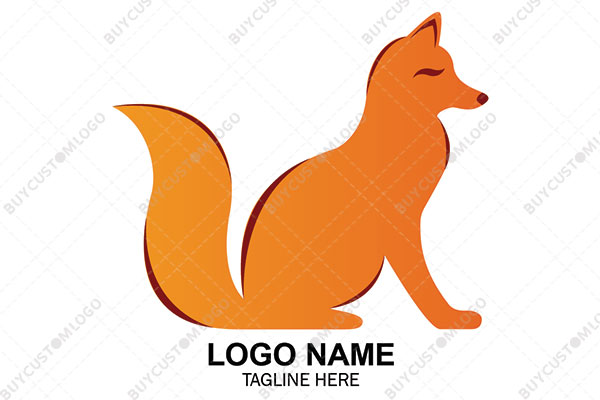 vigilant orange and burgundy fox logo