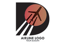 letters d and o with flying aeroplane logo