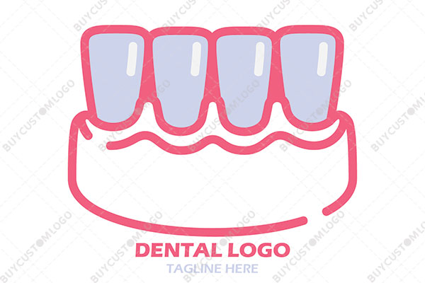 lower front teeth logo