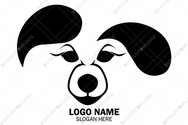 yin yang dog logo