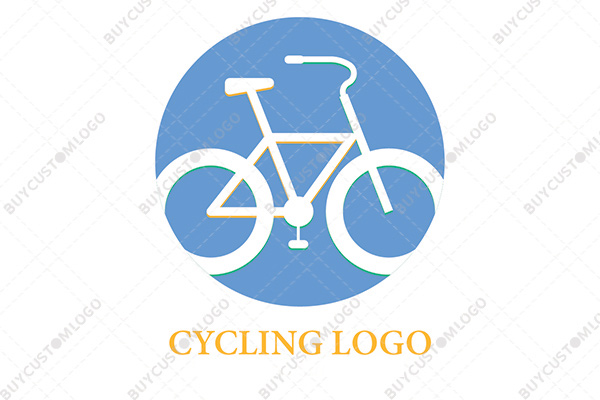 children cycle in a round seal logo