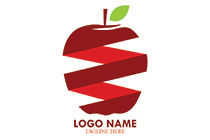 peel apple logo
