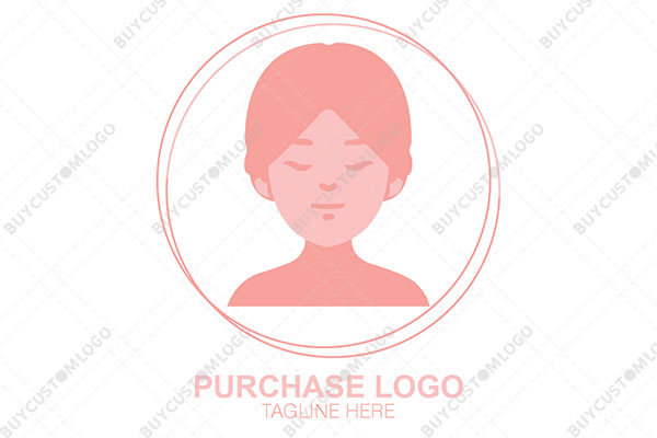 the calm beauty in circles pink logo