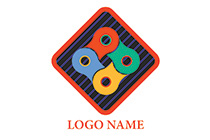 bicycle chain outer plates logo