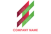 green and red logistics logo