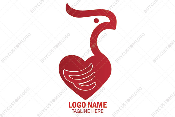 heart eagle logo