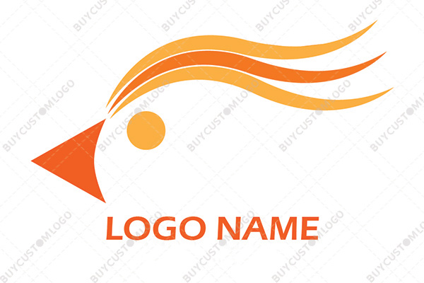 fiery bird logo