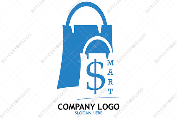 dollar mart shopping bags logo