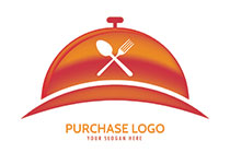A Cloche with a Folk and Spoon Logo