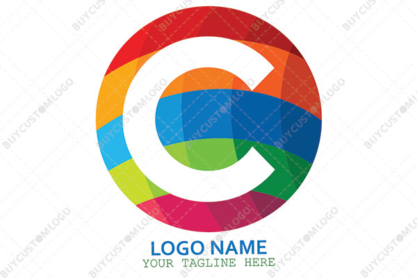 media globe letter c logo