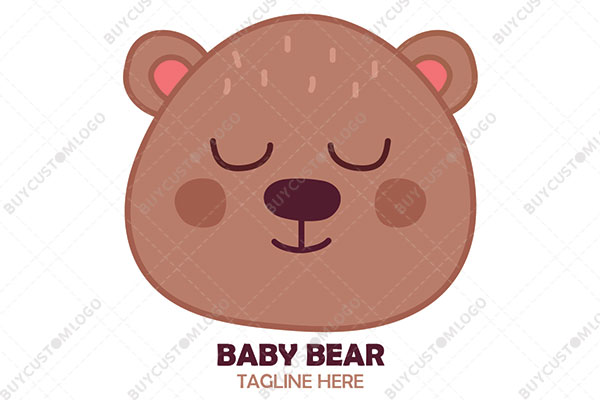 calm baby bear logo