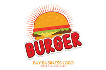 Abstract of a Burger Logo