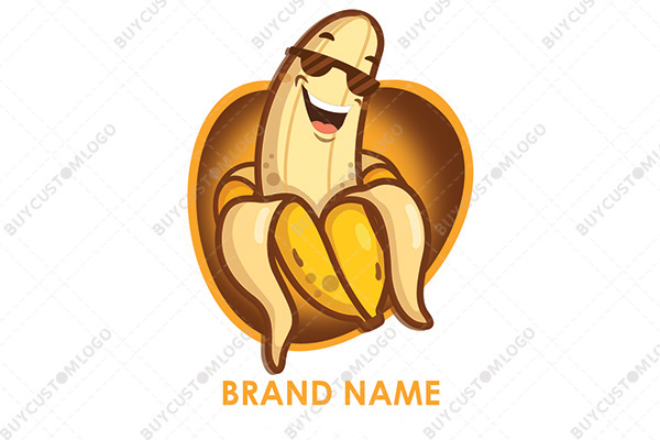 cool undressed banana logo
